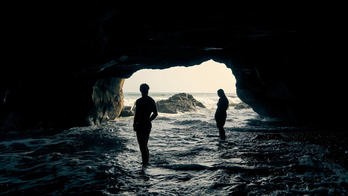 Beach Caves in El Salvador